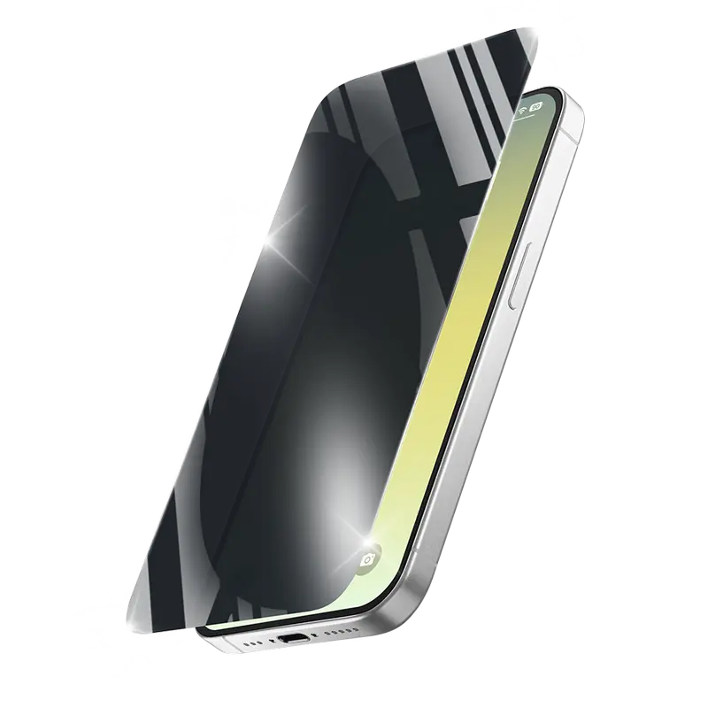 Защитное стекло Cellularline Tempered Glass Privacy для Apple iPhone Air, Черный
