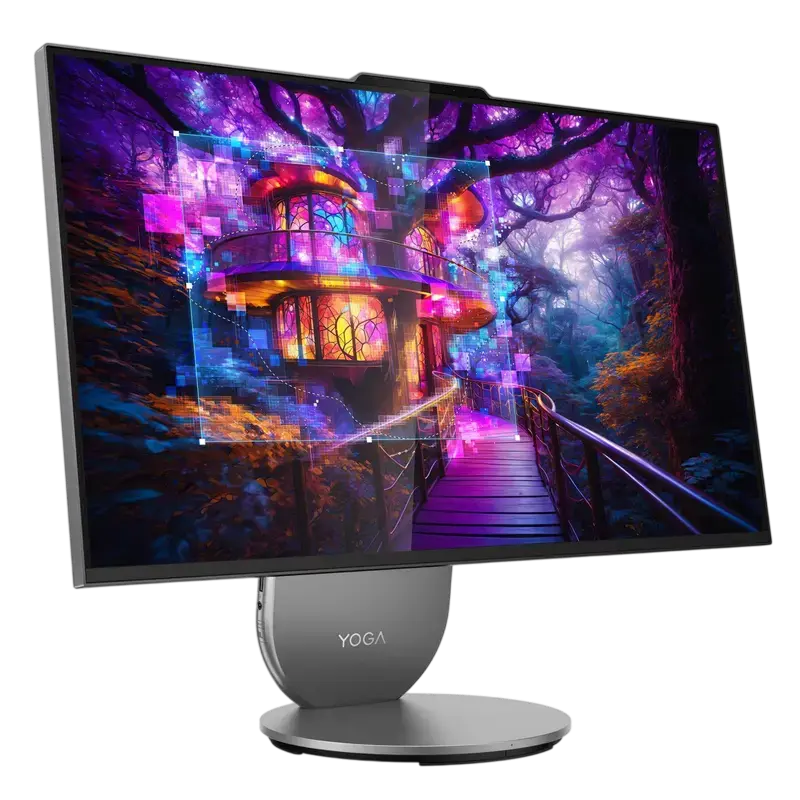 Моноблок Lenovo Yoga 27IAH10, 27", Intel Core Ultra 9 285H, 32Гб/1024Гб, Windows 11 Pro, Luna Grey