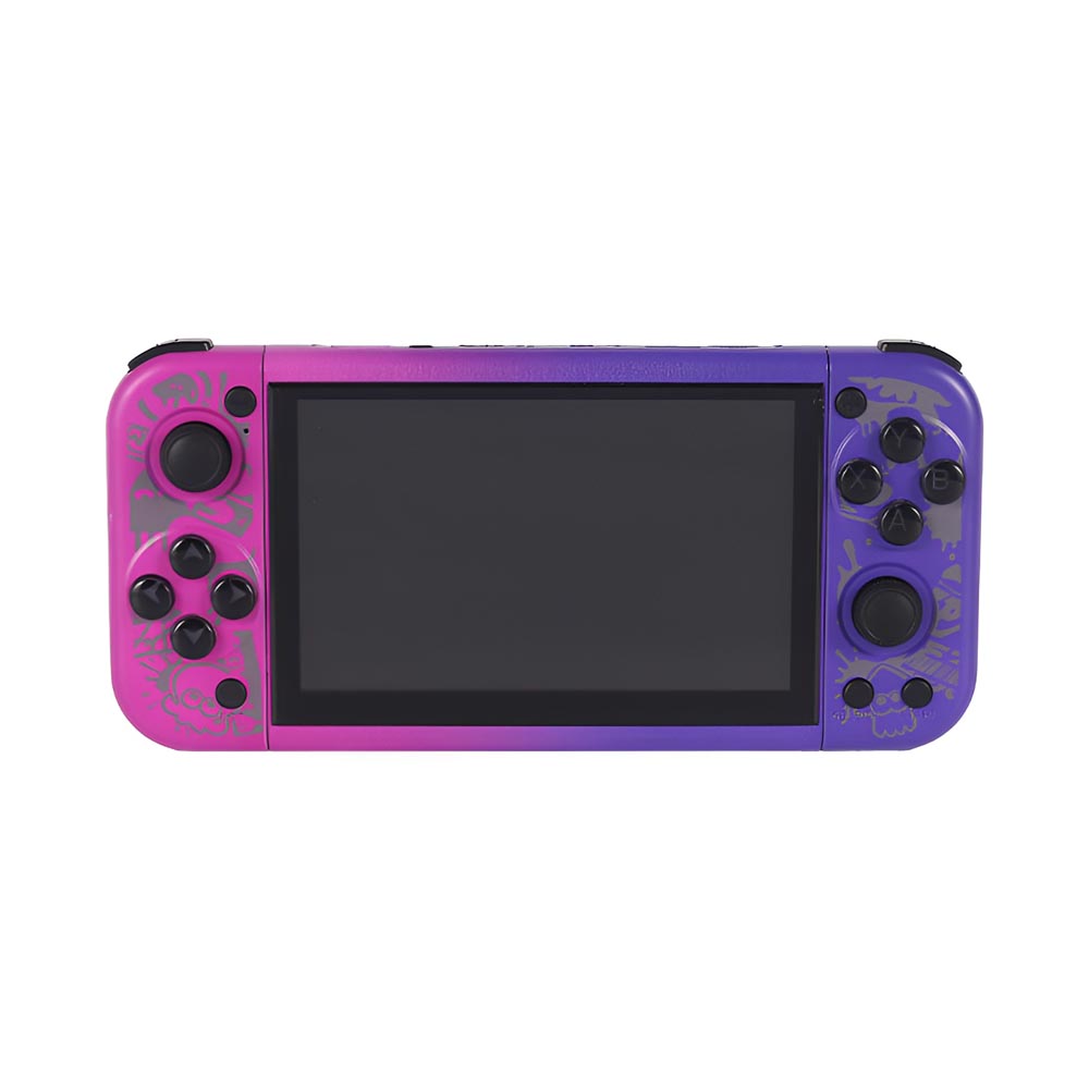G50V Handheld Retro Game Console 5.0 inch, 64GB HD Output Built-in Games, Purple