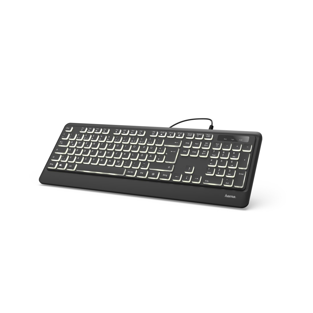 Hama KC-550 Illuminated Keyboard, Cabled, black, клавиатуры ,мышки ,веб камера ,коврики ,флешки , 16gb, 32gb,64gb,128gb,256gb,512,microsd,sd