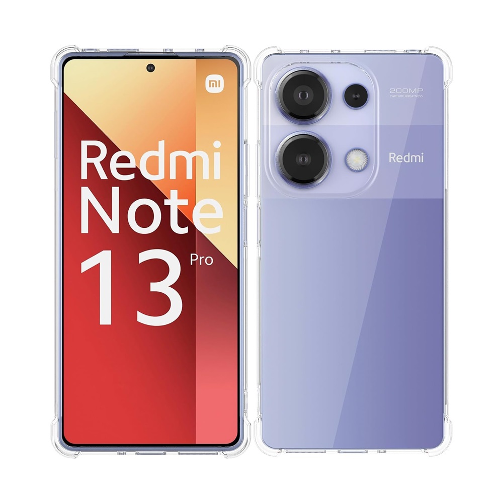 WOO Case Soft TPU Redmi Note 13 Pro 4G, Clear
