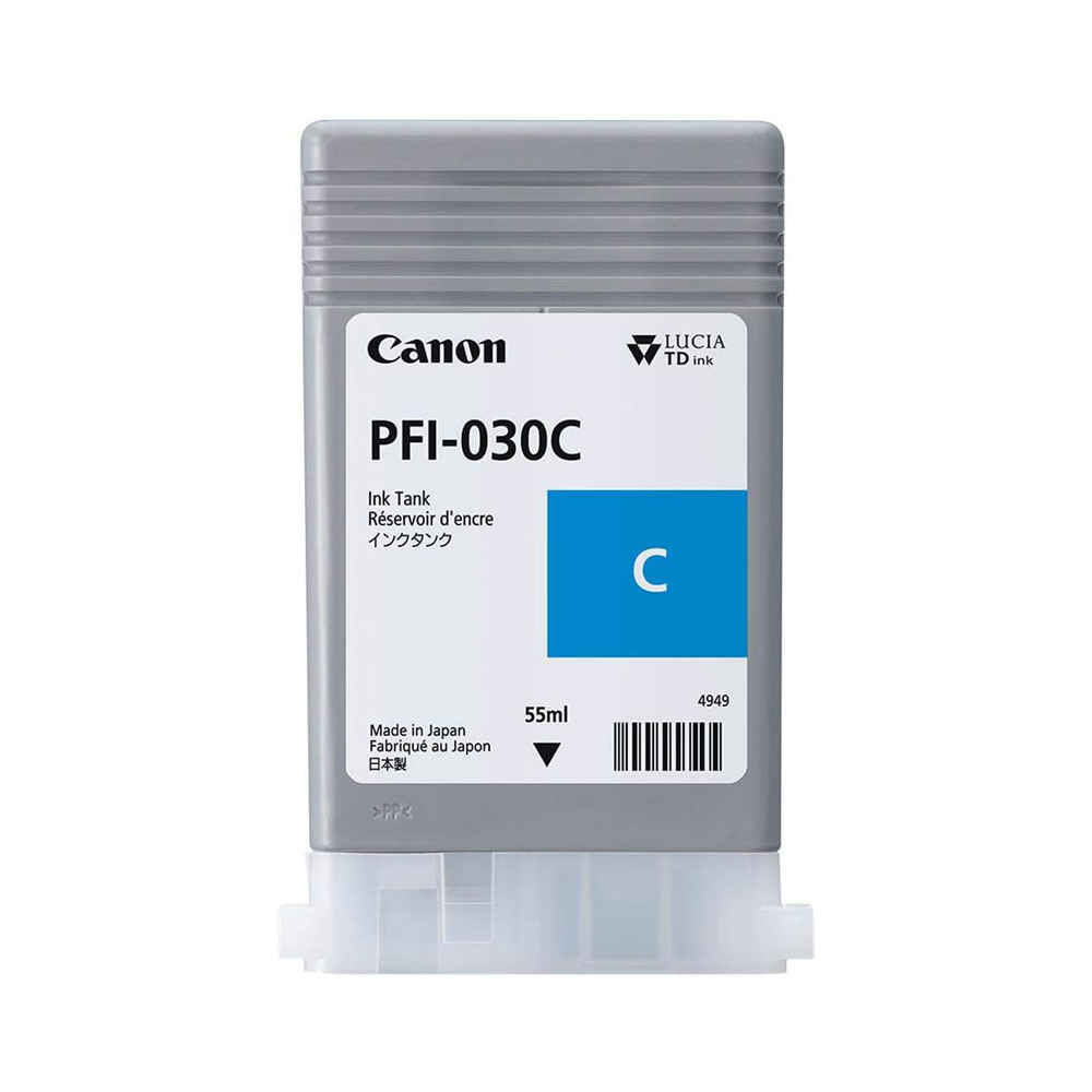 Canon Ink Cartridge  PFI-030C Cyan 55 ml