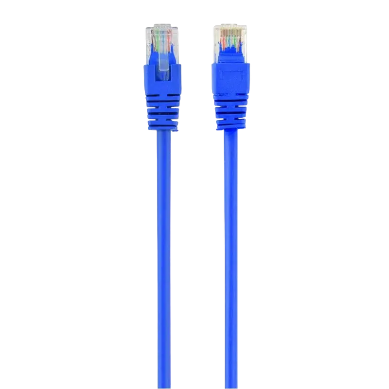 Патч-корд Cablexpert PP6U-3M/B, Cat6 UTP, 3м, Синий,usb ,micro ,iphone, 3.5, tupe-c, тюльпаны