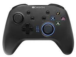 Wireless Gamepad Canyon GPW3, 16 buttons, Dual vibration, Motion sensor, 600mAh, Button backlight, клавиатуры ,мышки ,веб камера ,коврики ,флешки , 16gb, 32gb,64gb,128gb,256gb,512,microsd,sd