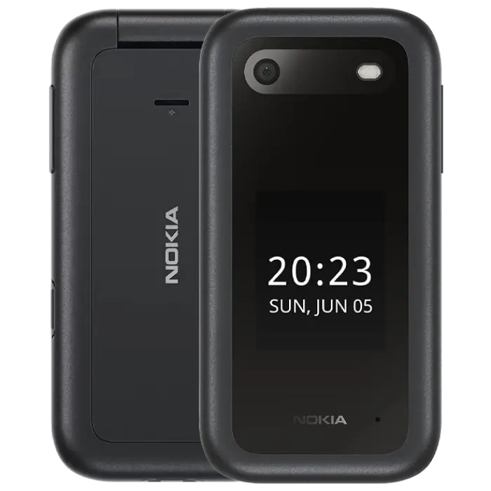 Мобильный телефон Nokia 2660 Flip 4G, Чёрный, iphone, xiaomi, samsung, oppo, чехол, стекло
