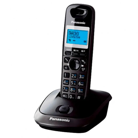 Dect Panasonic KX-TG2511UAT, Titanium, AOH, Caller ID, LCD, Sp-phone, iphone, xiaomi, samsung, oppo, чехол, стекло