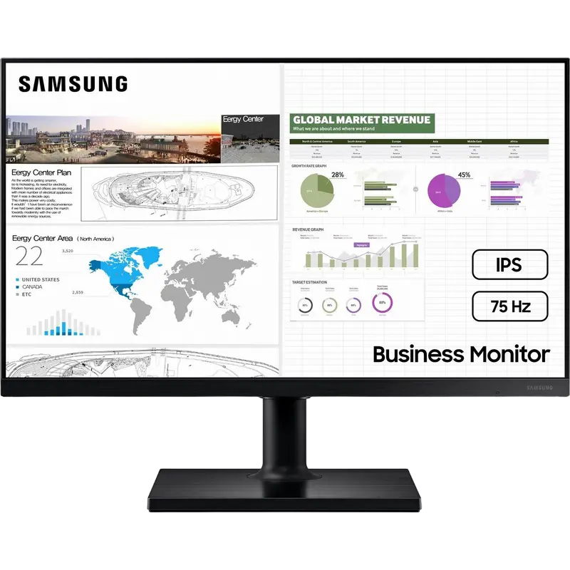 23,8" Монитор Samsung S24C430, IPS 1920x1080 FHD, Серый
