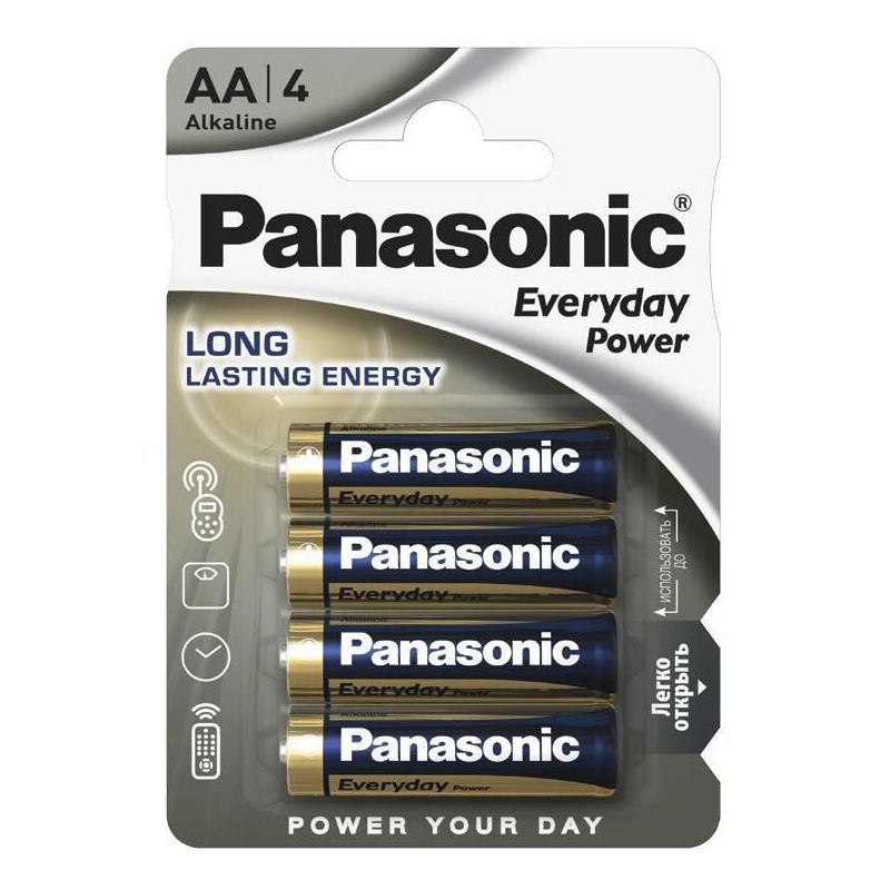 Panasonic  "EVERYDAY Power" AA Blister *4, Alkaline, LR6REE/4BP