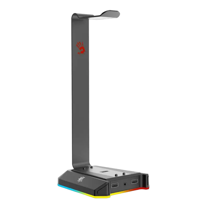 Подставка для игровой гарнитуры Bloody GS2, USB, Чёрный