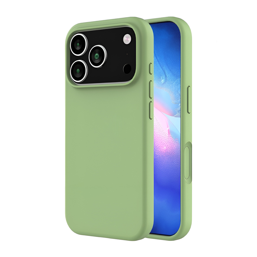 WOO Case Liquid Silicone iPhone 17 Pro Max/iPhone 18 Pro Max, Green