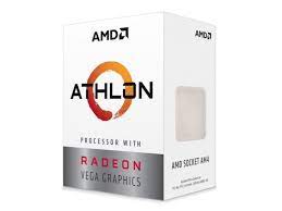 AMD Ryzen Athlon 200GE, Socket AM4, 3.2GHz (2C/4T), 4MB L3, Integrated Radeon Vega 3 Graphics, 14nm 35W, Box,процессоры ,оперативная память, ssd, M2, hdd, кейсы