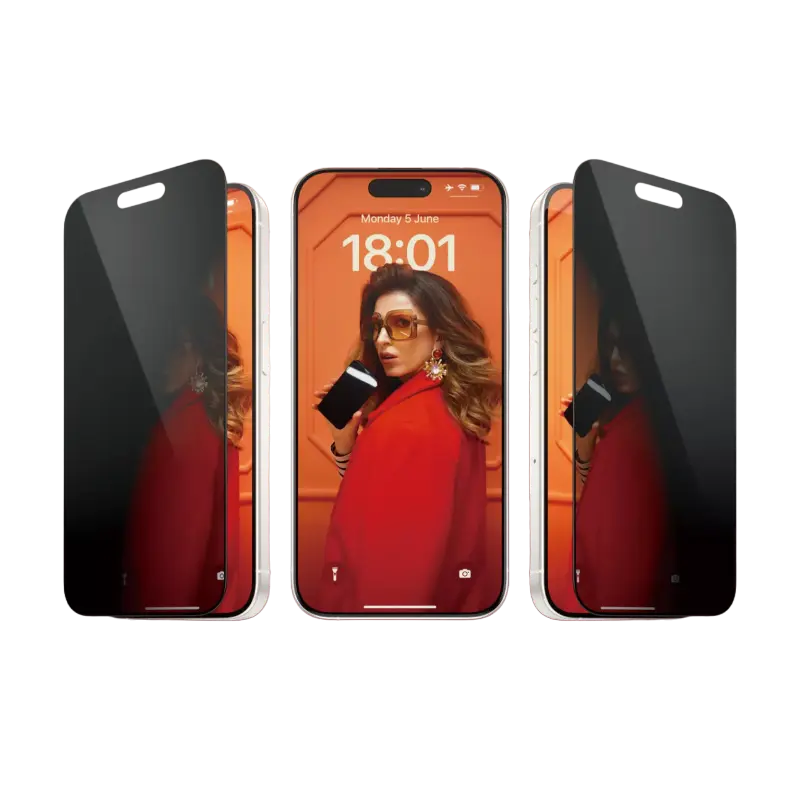 Защитное стекло PanzerGlass iPhone 15 Pro UWF Privacy wA, Прозрачный