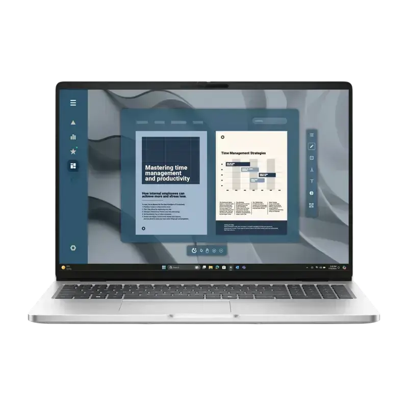 Ноутбук для бизнеса 16" DELL Dell Pro PC16255, Platinum Silver, AMD Ryzen AI 7 PRO 350, 32Гб/512Гб, Windows 11 Pro