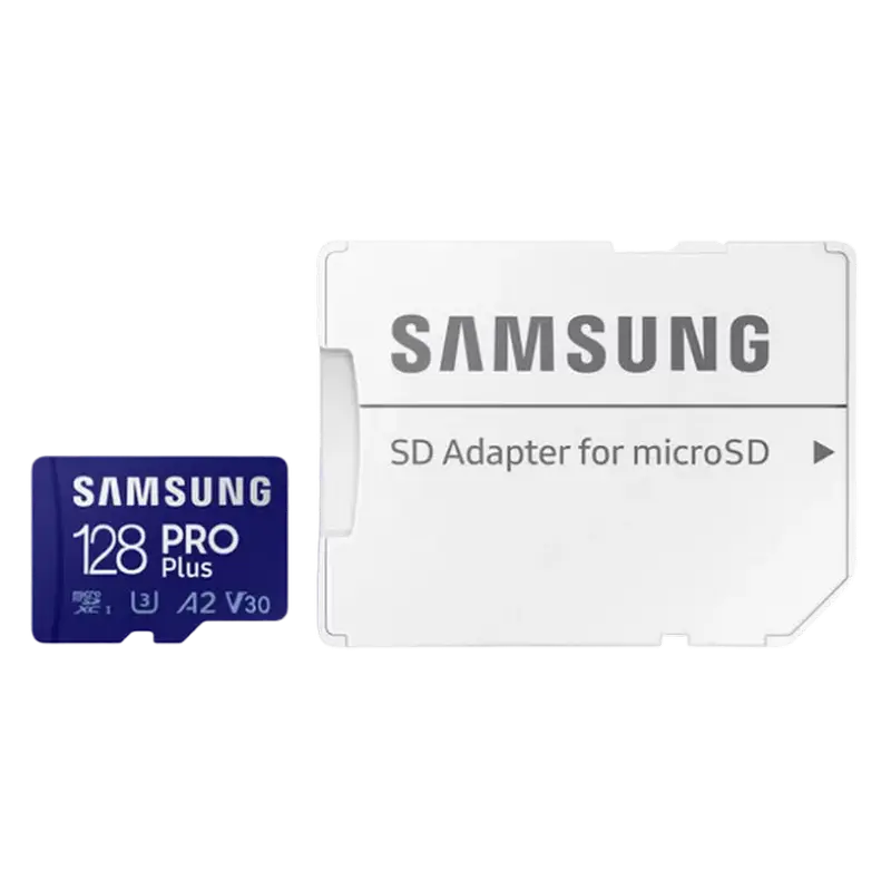 Карта памяти Samsung EVO Plus MicroSDXC, 128Гб (MB-MD128SA/CN)