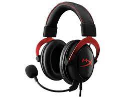  Headset HyperX Cloud II, Red, Solid aluminium build, Microphone: detachable, USB Surround Sound 7.1