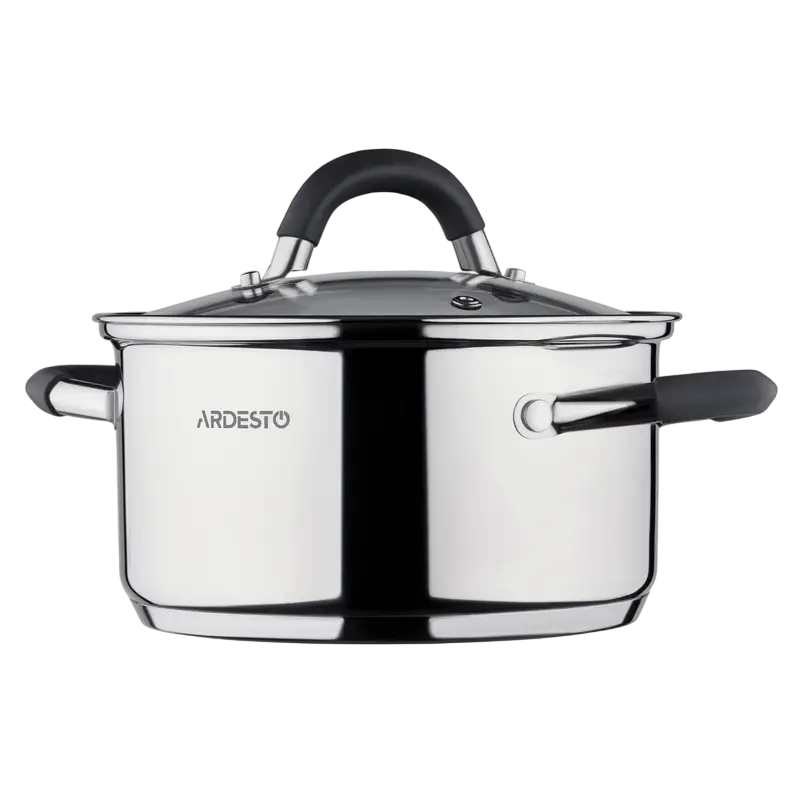 Кастрюля Ardesto AR1908CS, 0,8л, 12см, Нержавеющая сталь
