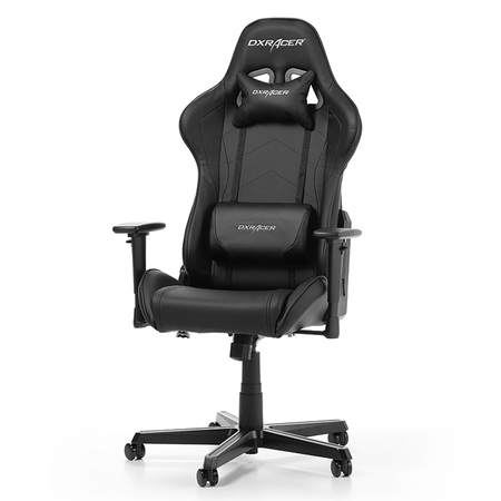 Gaming Chair DXRacer Formula GC-F08-NN, Black/Black, User max loadt up to 150kg / height 145-180cm