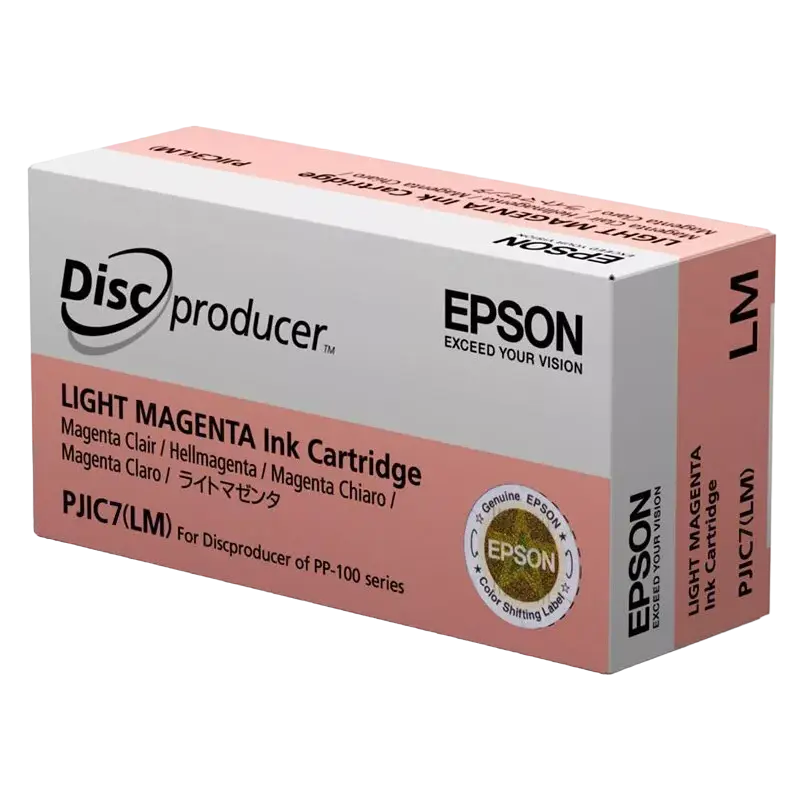 Картридж чернильный Epson PJIC7, 31мл, Светло-Пурпурный