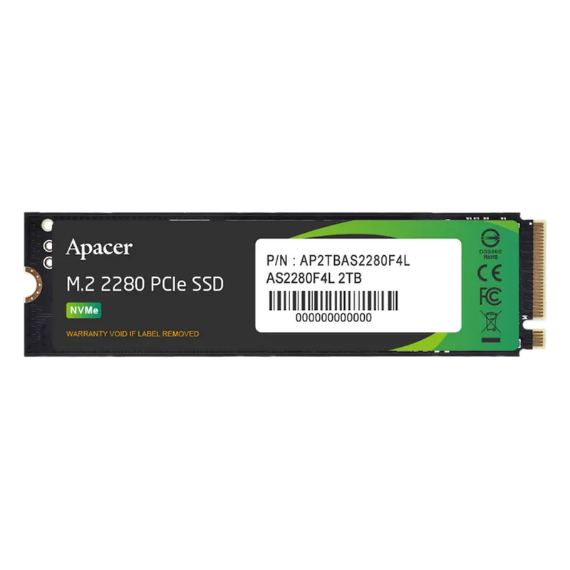 Накопитель SSD Apacer AS2280F4L, 2048Гб, AP2TBAS2280F4L-1