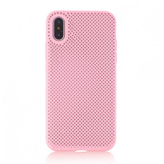 HMTGRDIPXSPK | HELMET Grid Liquid Silicone Case - IPH X/XS, Purple, iphone, xiaomi, samsung, oppo, чехол, стекло