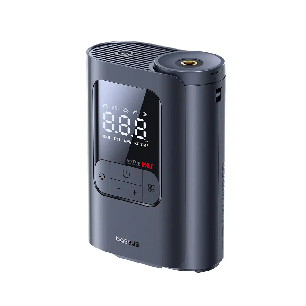 Baseus Mini Inflator Cordless, 22-Cylinder, GoTrip VA1 Super, Cosmic Black