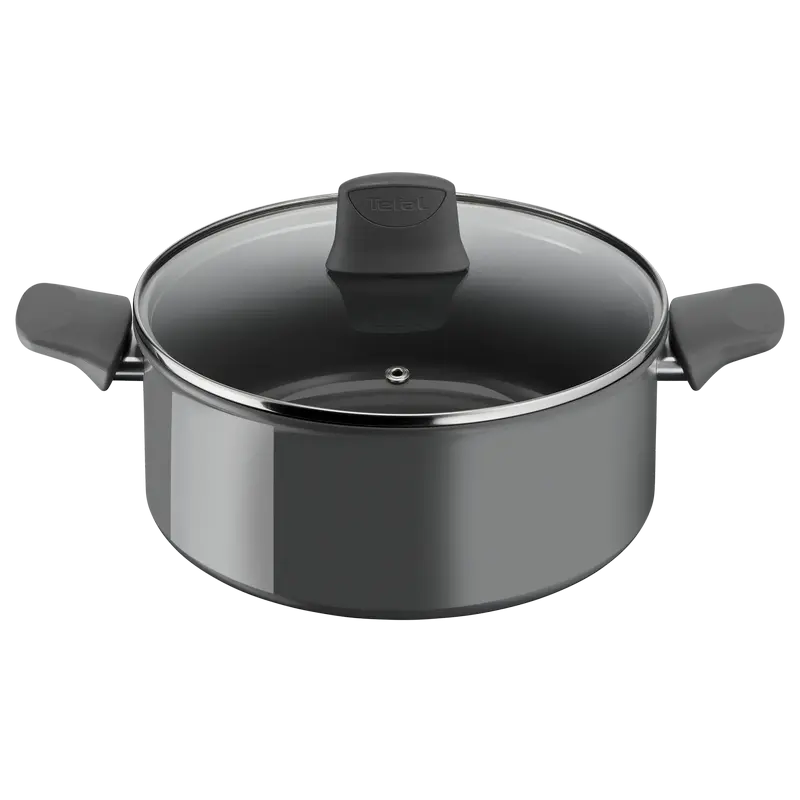Кастрюля Tefal C4264673, 4,5л, 24см, Серый