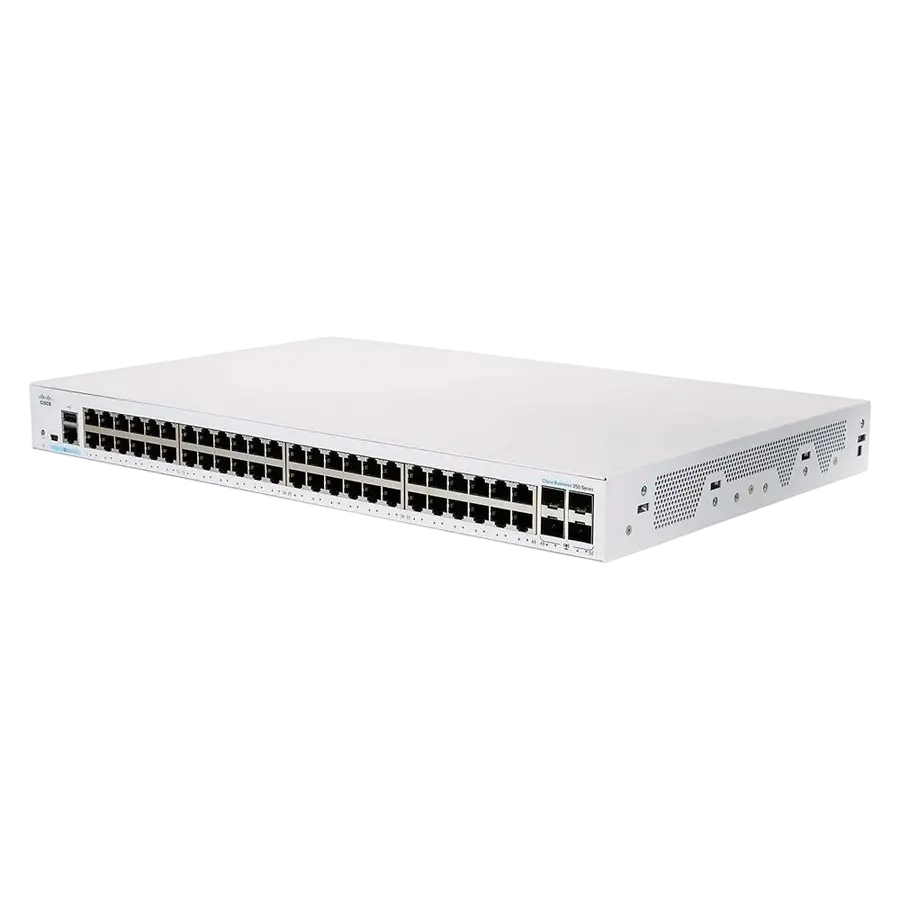 Сетевой коммутатор Cisco CBS250-48T, 48x 10/100/1000 Мбит/с, 4x SFP,Роутеры, Модемы, свичь, usb на lan