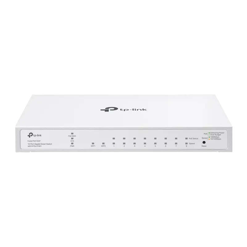 Сетевой коммутатор TP-LINK Festa FS310GP, 8x IEEE 802.3af/at,Роутеры, Модемы, свичь, usb на lan