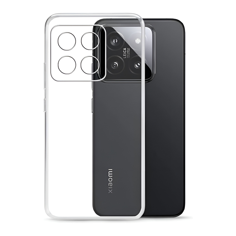 WOO Case TPU Soft Xiaomi 14T PRO, Clear