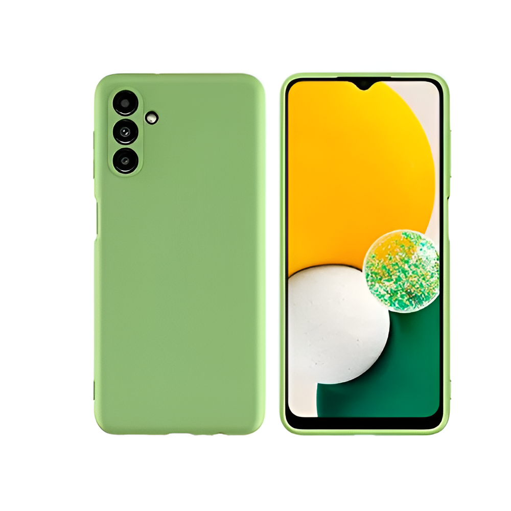 Helmet Case Liquid Silicone Samsung A34, Green