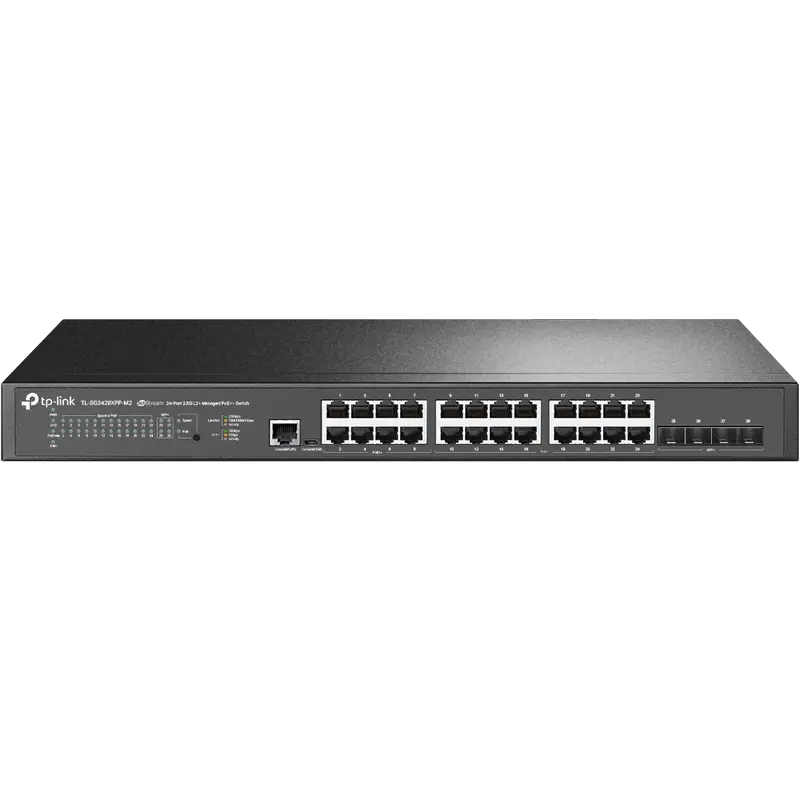 PoE коммутатор TP-LINK SG3428XPP-M2, 8x PoE++(802.3bt), 16x PoE+ (802.3at),Роутеры, Модемы, свичь, usb на lan