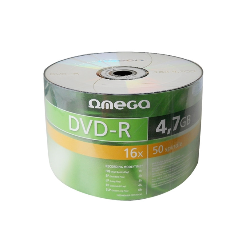 Omega OMD1650S-DVD-R 4,7GB 16x soft pack 50 [40933],бумага ,чернила, Opc, тонер, dvd, duracell, батарейки