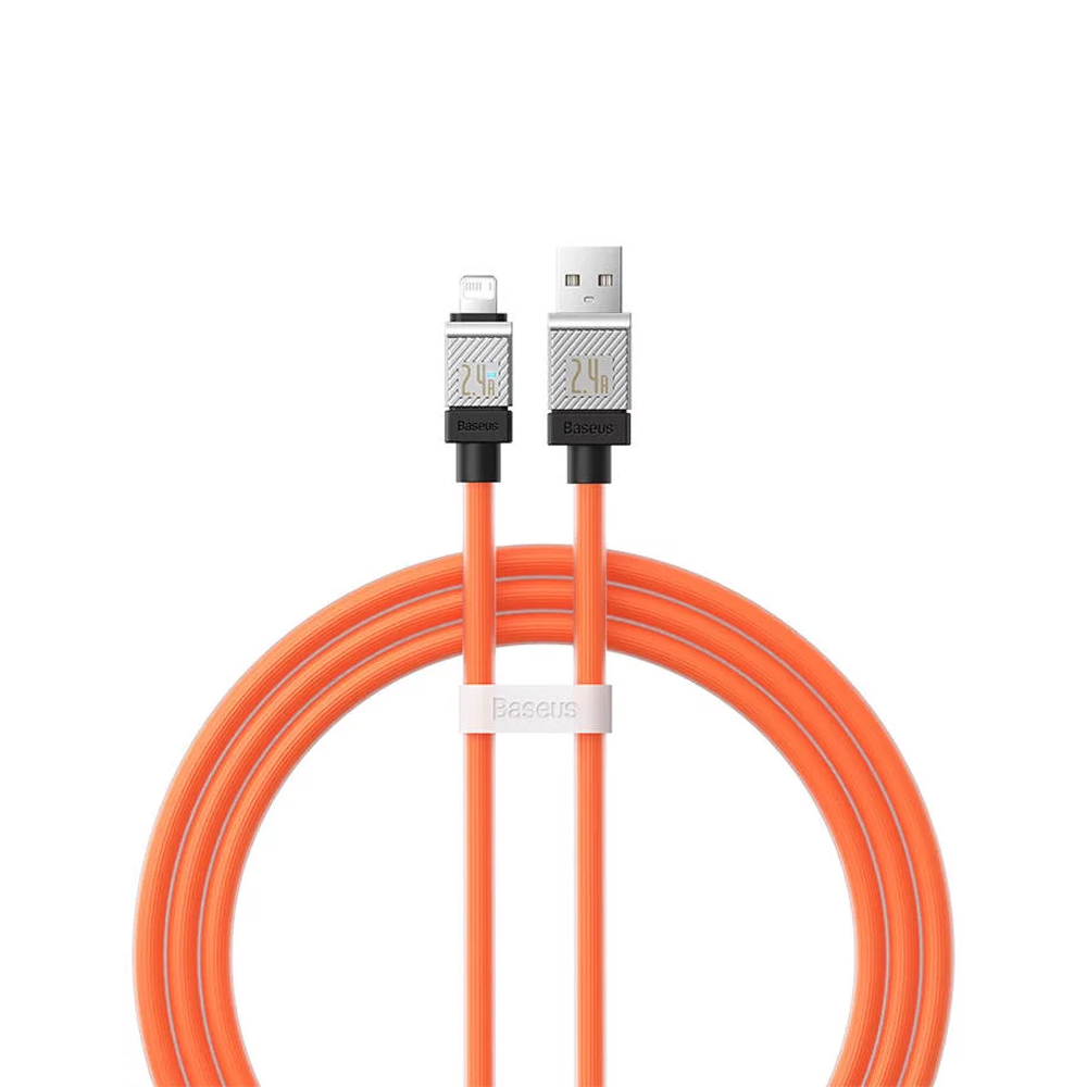 Baseus Cable CoolPlay Series USB-A to Lightning 2.4A 12W 1m, Orange