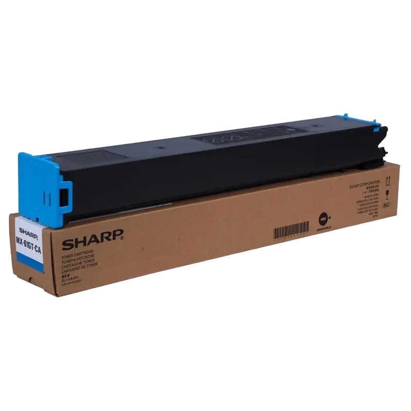Тонер Sharp MX61GTCA, Голубой,бумага ,чернила, Opc, тонер, dvd, duracell, батарейки