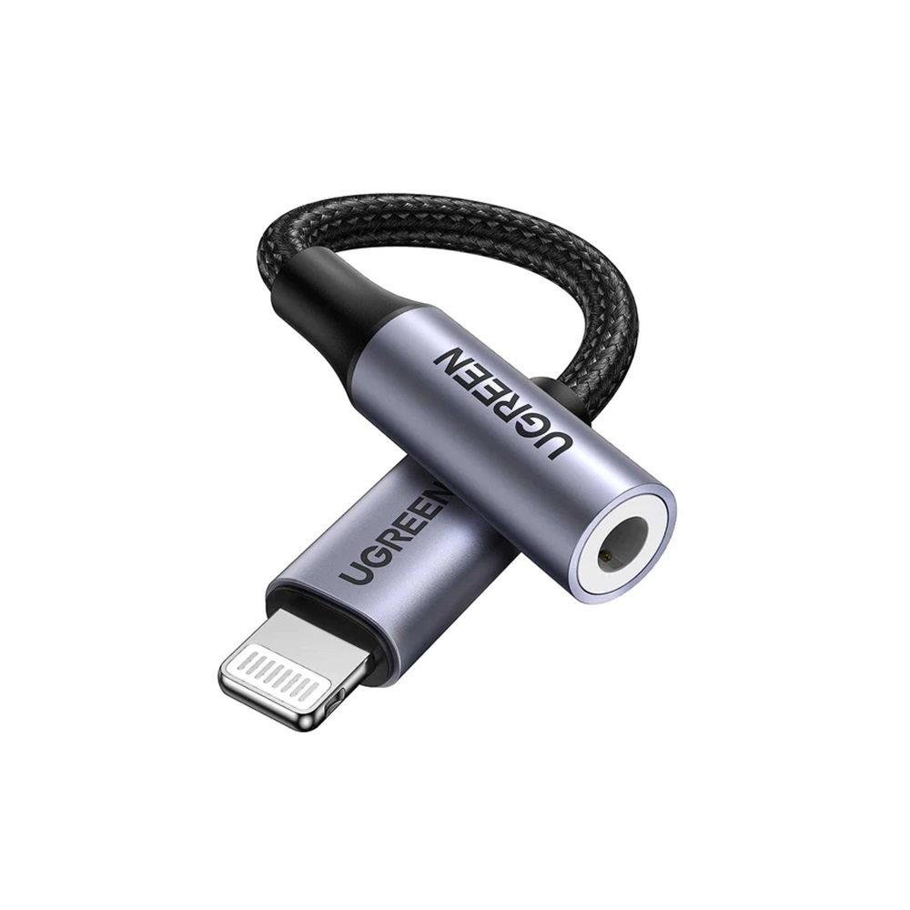 UGREEN Audio Adapter Lightning MFI to 3.5mm Female 0.1M | US211, Gray