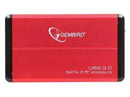 2.5" SATA HDD External Case (USB 3.0),Red, Gembird "EE2-U3S-2-R",процессоры ,оперативная память, ssd, M2, hdd, кейсы