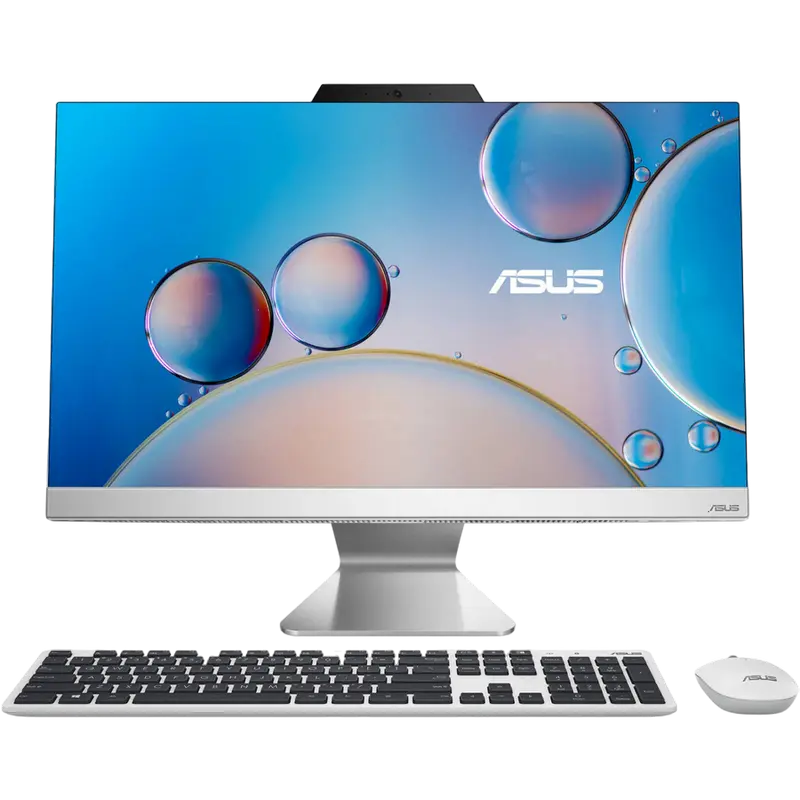 Моноблок ASUS F3402, 23,8", AMD Ryzen 5 7520U, 16Гб/512Гб, Без ОС, Белый