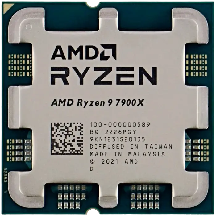 Процессор AMD Ryzen 9 7900X, AMD Radeon Graphics,  | Tray,процессоры ,оперативная память, ssd, M2, hdd, кейсы