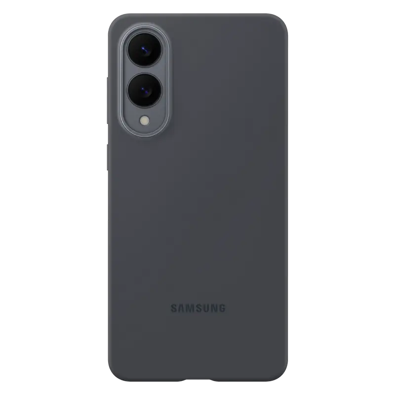 Чехол Samsung Silicone Cover для Galaxy S25 Edge, Чёрный