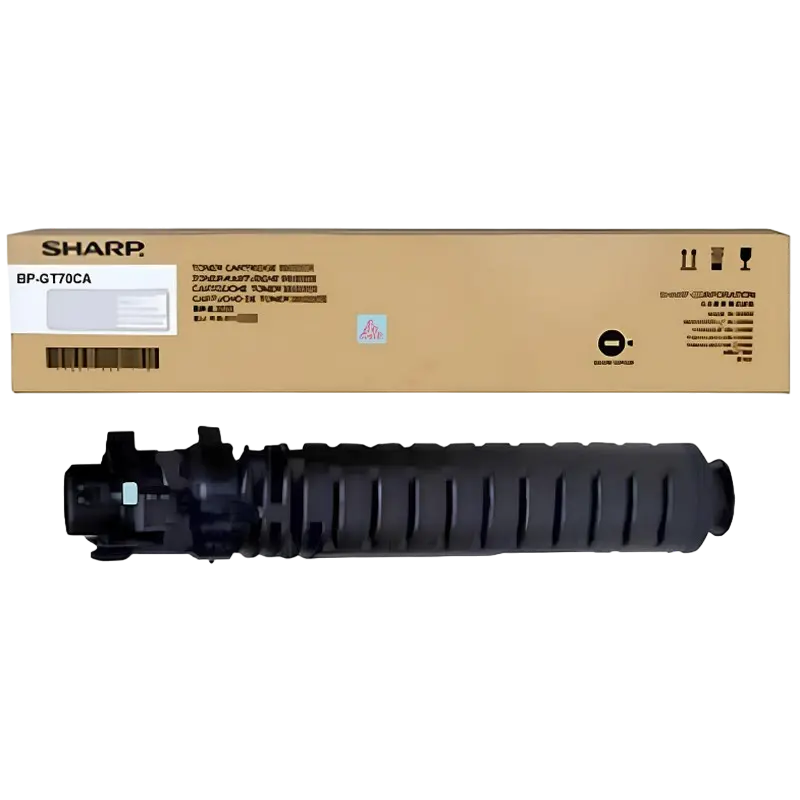 Тонер Sharp BP-GT70CA, Голубой,бумага ,чернила, Opc, тонер, dvd, duracell, батарейки