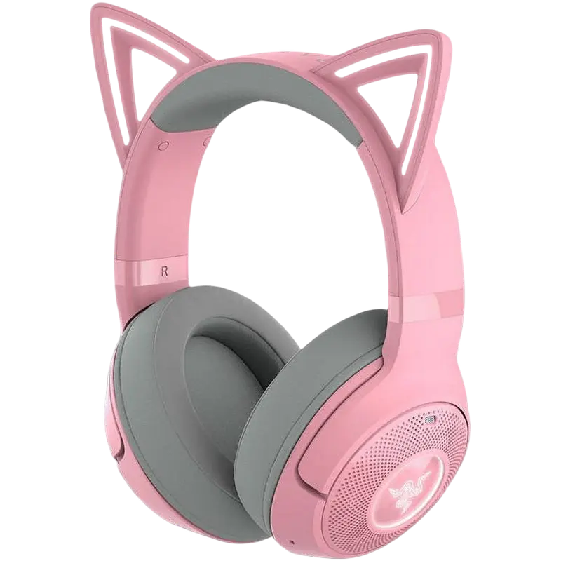 Игровая Гарнитура Razer Kraken Kitty V2, Беспроводной/Проводной, Розовый