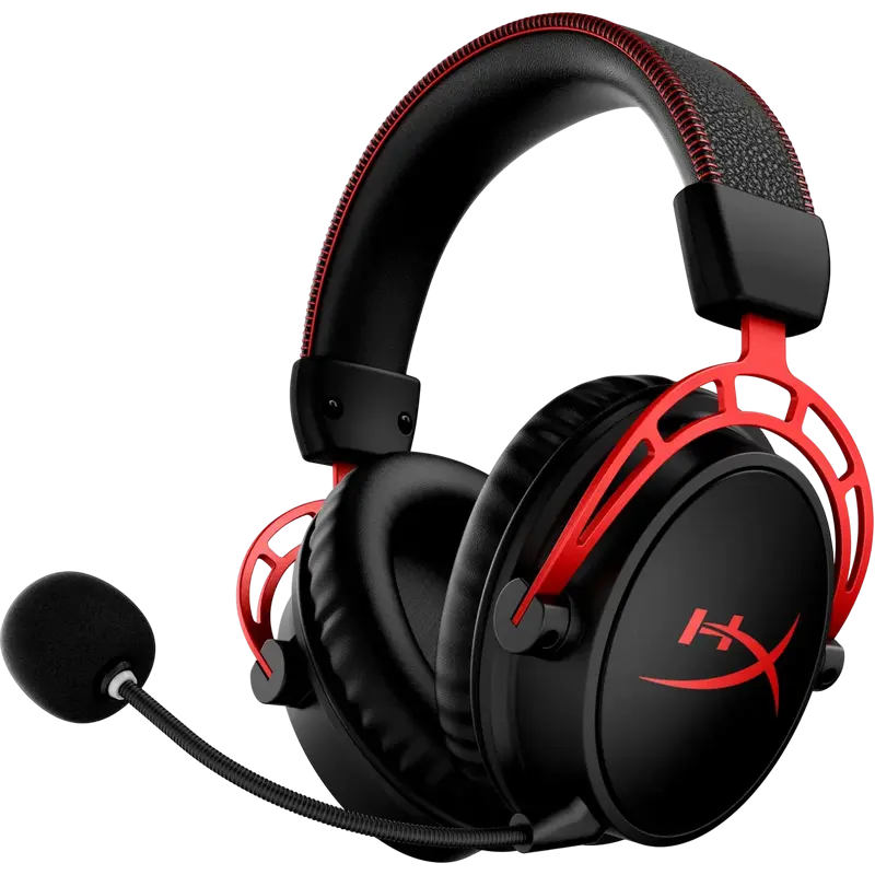 Игровая Гарнитура HyperX Cloud Alpha Wireless, Беспроводной, Черный/Красный