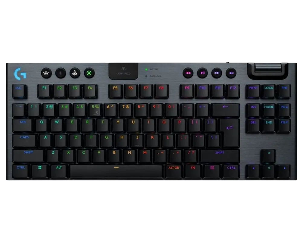 Клавиатура Logitech G915 X Lightspeed TKL, Беспроводное, Чёрный