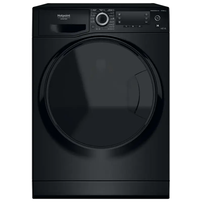 Стирально-сушильная машина Hotpoint-Ariston NDD 11725 BDA EE, 11кг, Чёрный