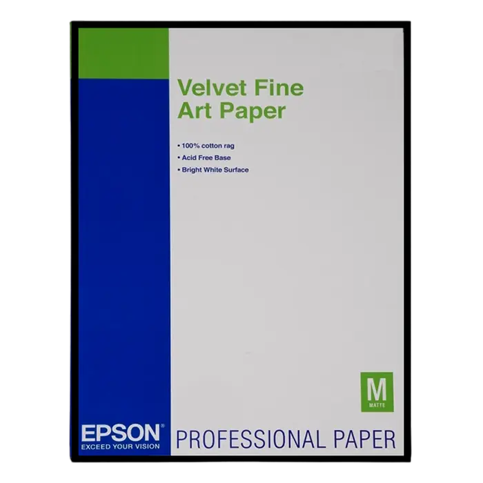 Фото бумага Epson Velvet Fine Art Paper, A2