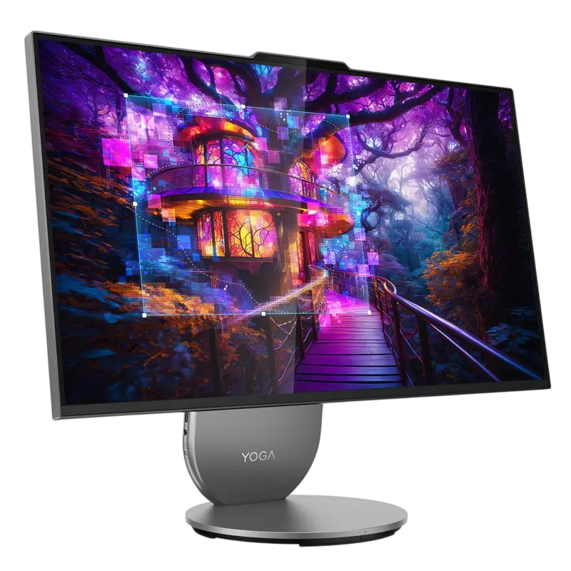 Моноблок Lenovo Yoga 27IAH10, 27", Intel Core Ultra 9 285H, 32Гб/1024Гб, Windows 11 Pro, Luna Grey