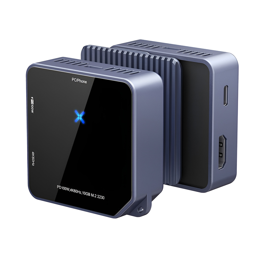 OTTOOPPXIN Enclosure M.2 2230 NVMe SSD (10Gbps, USB-C 3.2, PD 100W, 2230/2242, Magnetic), Grey