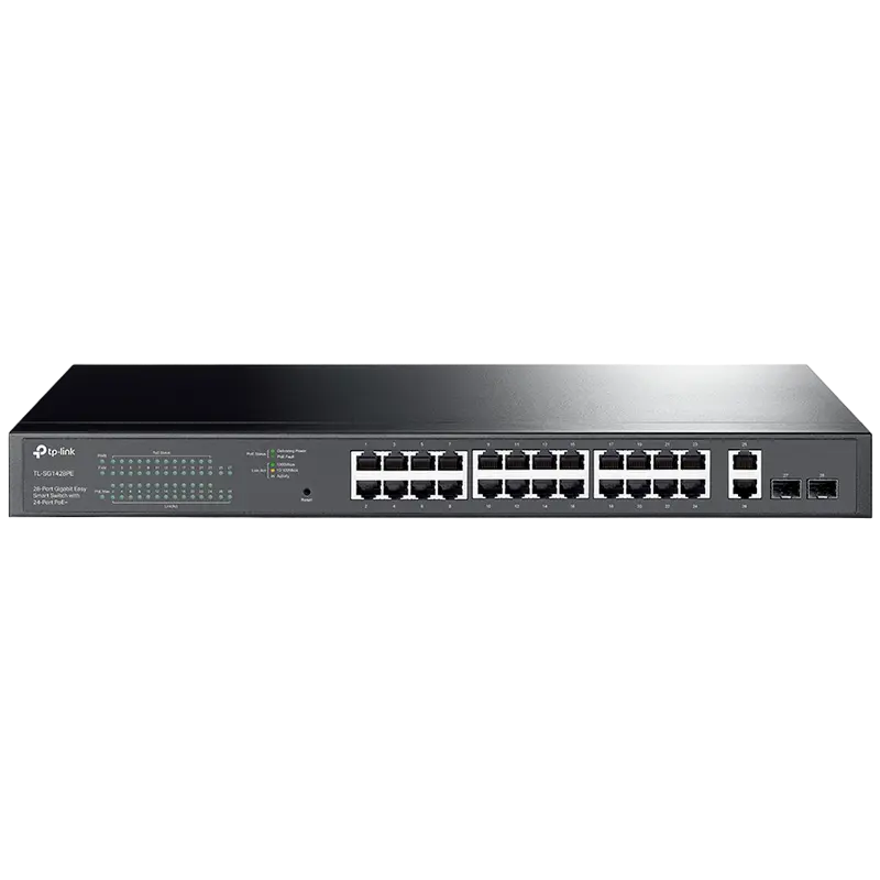 PoE коммутатор TP-LINK TL-SG1428PE, 24x IEEE 802.3af/at,Роутеры, Модемы, свичь, usb на lan