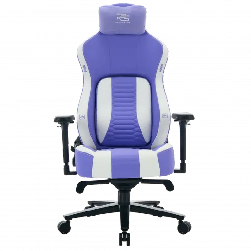 Игровое кресло Proove Geek, Искусственная кожа, Фиолетовый | Белый