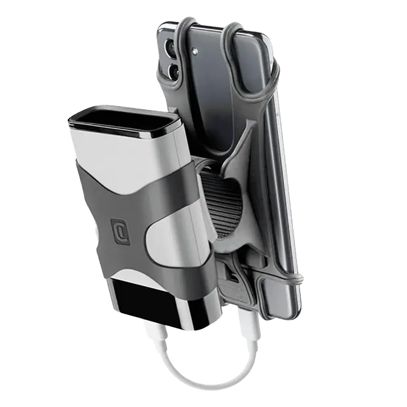 Держатель для телефона на велосипед Cellularline Bike Holder, Чёрный, iphone, xiaomi, samsung, oppo, чехол, стекло